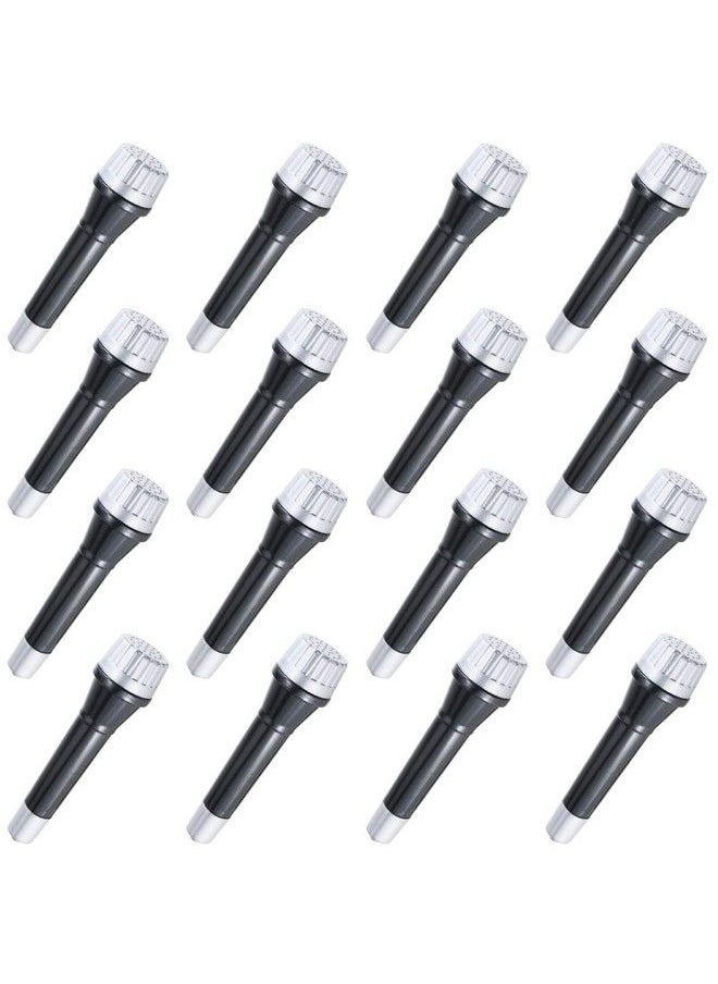 Nexxxi - 16 Pack Plastic Microphones Bulk Toy Microphone Set Birthday Party Favors Stage Prop For Girls And Boys 5.5 Inches Tall - Image 1