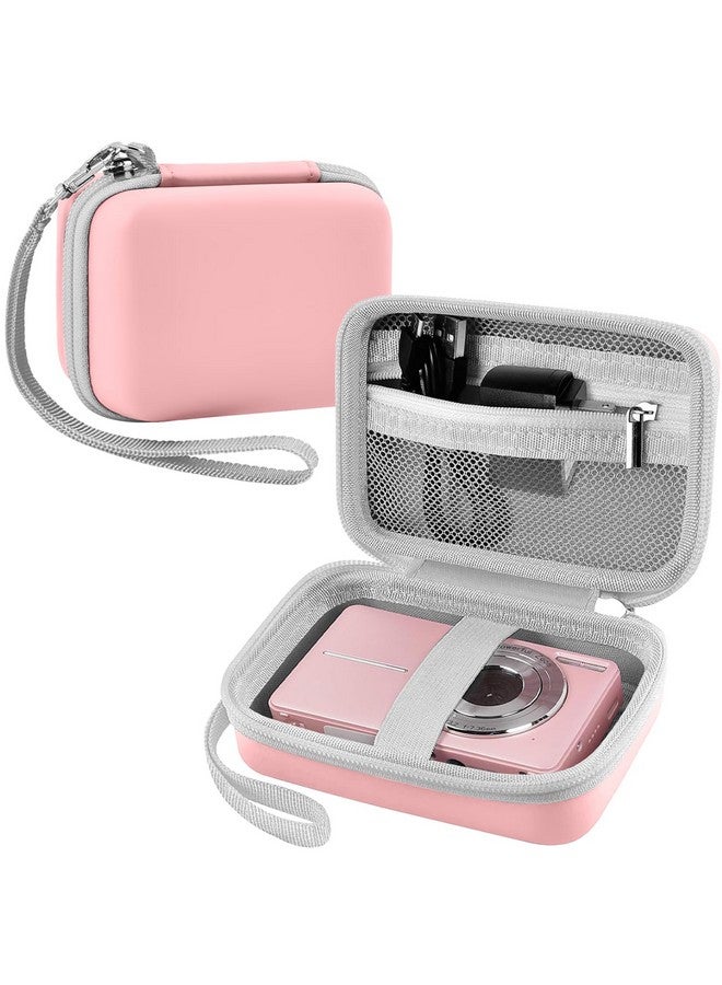 Leayjeen Digital Camera Case Compatible With Lecran/Camkory/Iweukjlo/Vahoiald/Uikicon/Jckduhan/Akjjhfue Fhd 1080P 44Mp Point Digital Camera,Compact Digital Camera For Teens And Kids-Pink(Case Only)  - Image 1