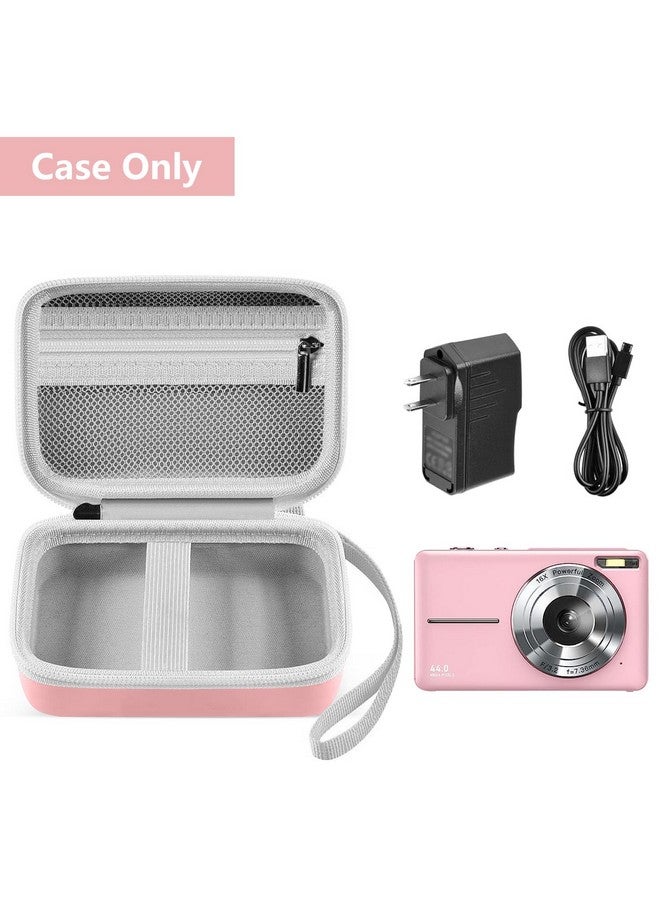 Leayjeen Digital Camera Case Compatible With Lecran/Camkory/Iweukjlo/Vahoiald/Uikicon/Jckduhan/Akjjhfue Fhd 1080P 44Mp Point Digital Camera,Compact Digital Camera For Teens And Kids-Pink(Case Only)  - Image 2