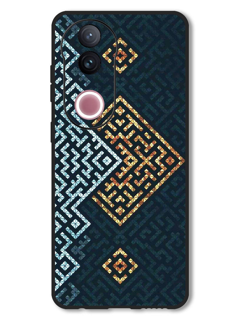 Theodor Case Compatible with Vivo V50 Protection Shockproof Bumper Cover Maze art - Image 1