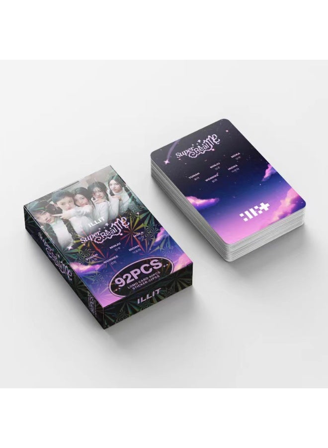 NIBEMINENT 92 قطعة كيبوب إيلت سوبر ريال مي ليمو كاردز لجمع الهدايا لمحبي المعجبين - Image 2