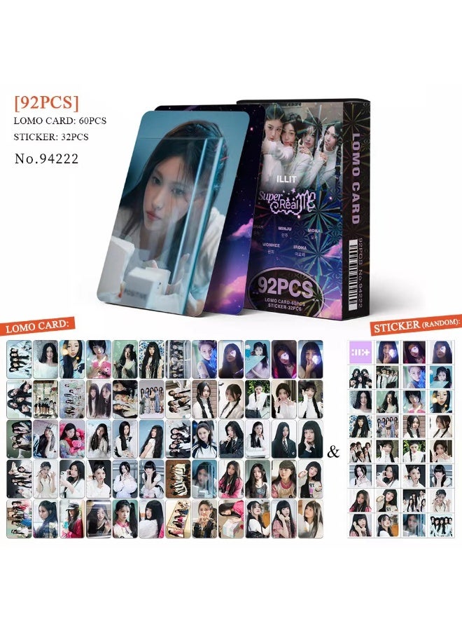 NIBEMINENT 92 قطعة كيبوب إيلت سوبر ريال مي ليمو كاردز لجمع الهدايا لمحبي المعجبين - Image 1