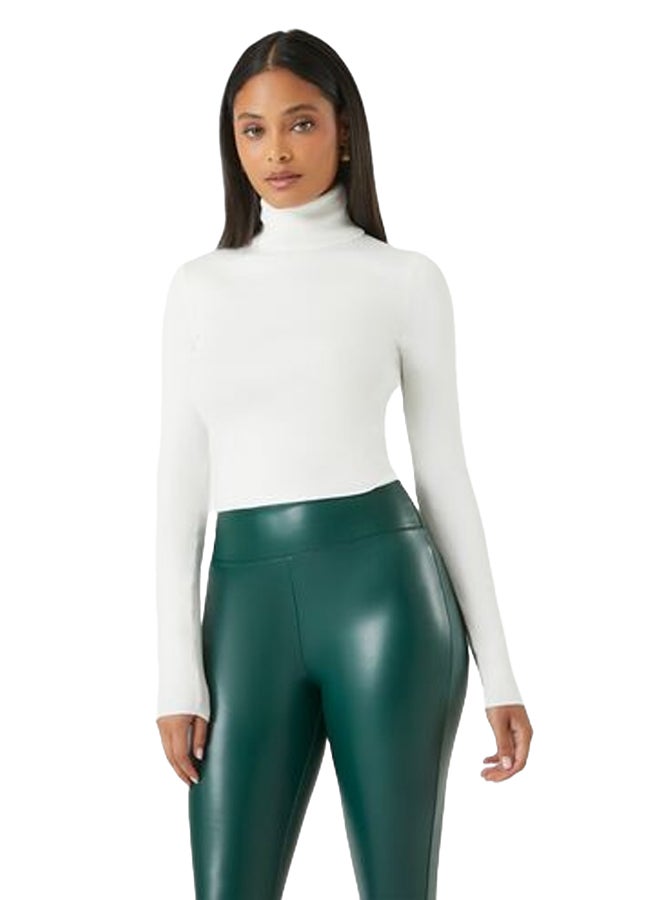 FOREVER 21 Fitted Turtleneck Sweater  - Image 1