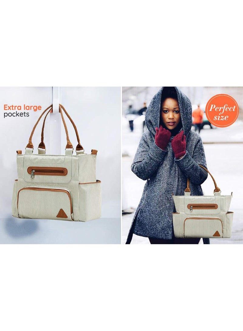 Set of 6 Multilayered Fabrics Baby Nappy And Diaper Bag With Durable, Stain-resistant Material - Image 5