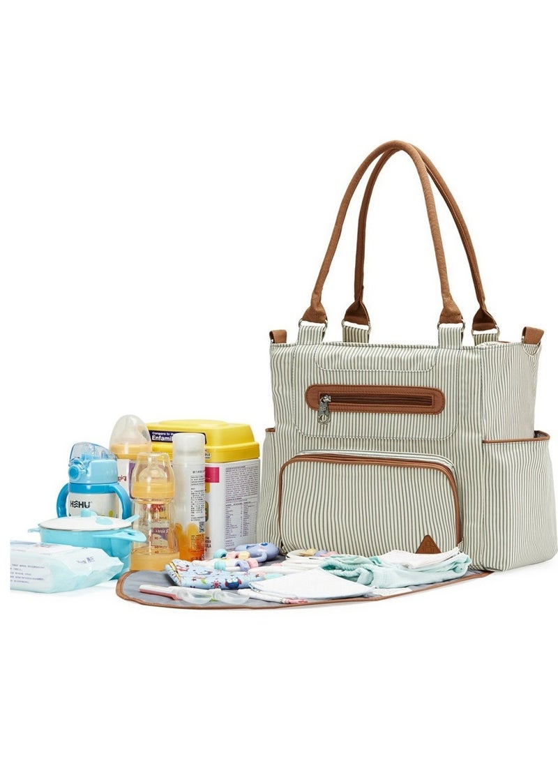 Set of 6 Multilayered Fabrics Baby Nappy And Diaper Bag With Durable, Stain-resistant Material - Image 4
