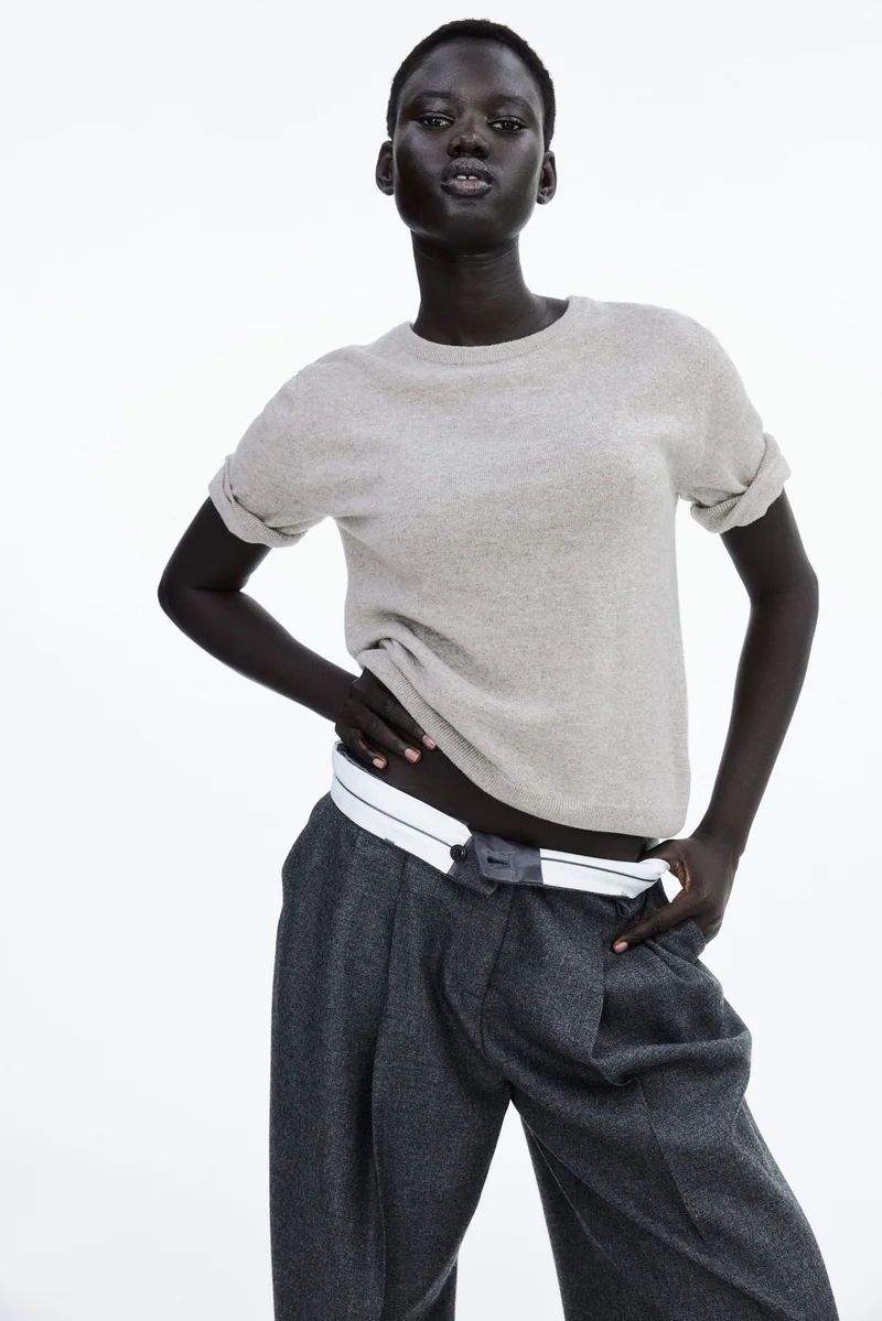 H&M Fine-knit cashmere top