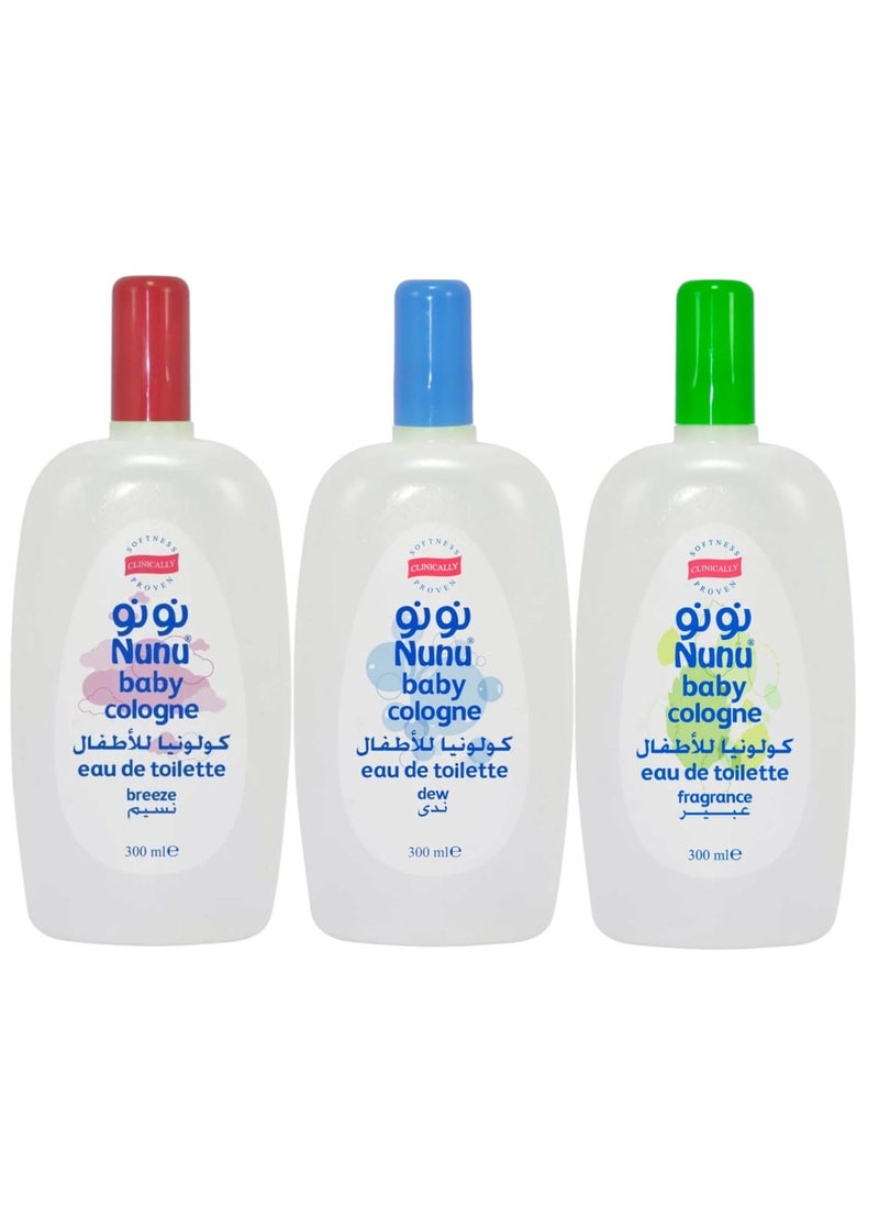 Nunu Baby Cologne  3 in 1 - 300 ml  - Image 1