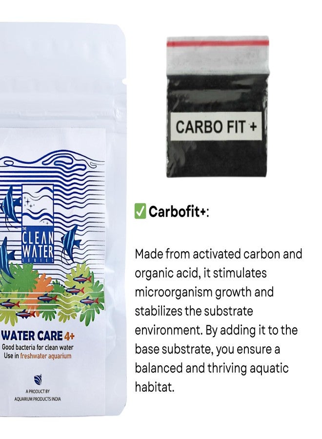 سلسلة المياه النظيفة للعناية بالمياه 4+ | معالجة سهلة للمياه لأحواض السمك (9 غرامات) - Image 2