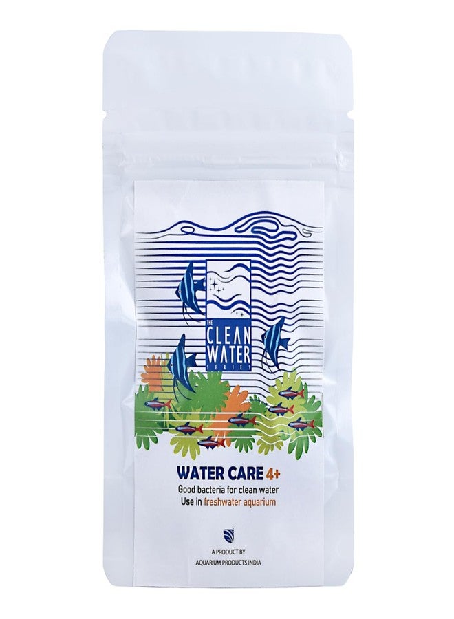 سلسلة المياه النظيفة للعناية بالمياه 4+ | معالجة سهلة للمياه لأحواض السمك (9 غرامات) - Image 1