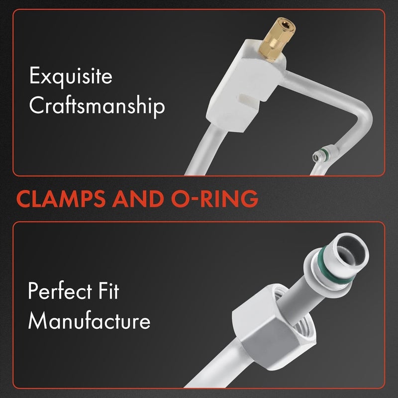 A-Premium A/C Manifold Suction and Discharge Hose Assembly for Ford F-250 and F-350 - Image 3