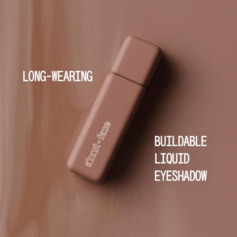 ABOUTFACE about-face Matte Fluid Eye Paint Capulets â€“ High-Pigment Liquid Eyeshadow, Long-Lasting, No-Budge Matte Finish, Vegan & Cruelty-Free (Soft Brown) - Image 2