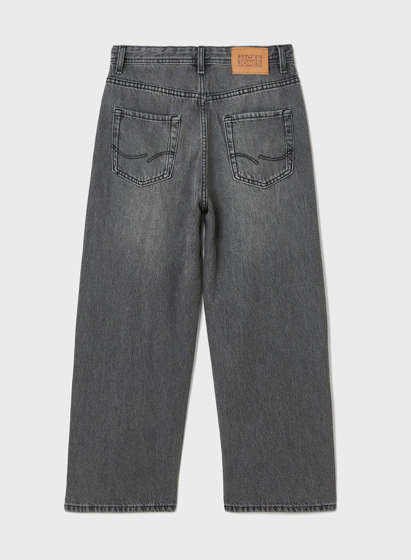 Jack & Jones Junior Kids Jjialex Jjoriginal Stright Fit Jeans  - Image 2