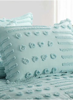 Family Bed Plain embroidered cotton quilt 3 pieces, size 220 x 240 cm, model 4102 from Family Bed  - Image 4