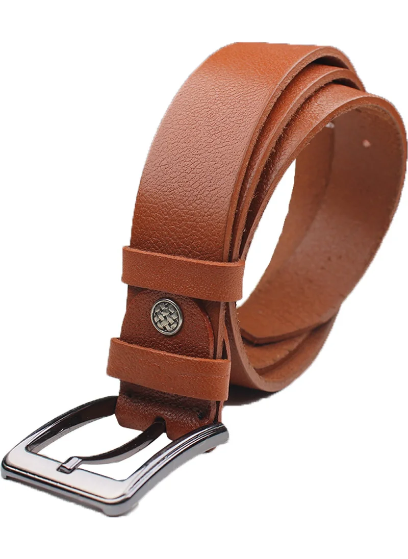 فاريتا Men's Soft Luxury Leather Tan Belt