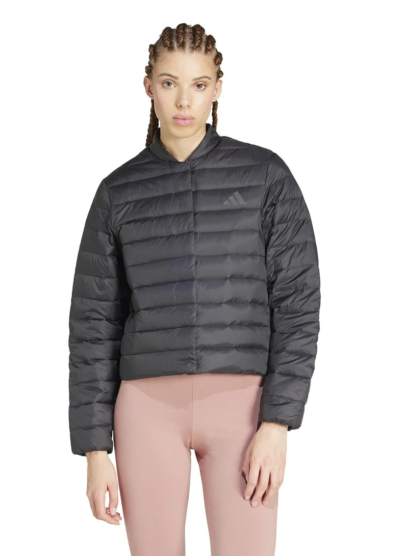 Adidas W Helionic L J Black Outdoor Jackets For Women 2XS