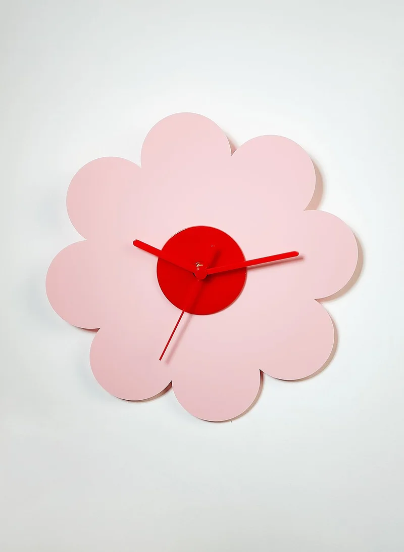Flamingo Candles Flower Clock