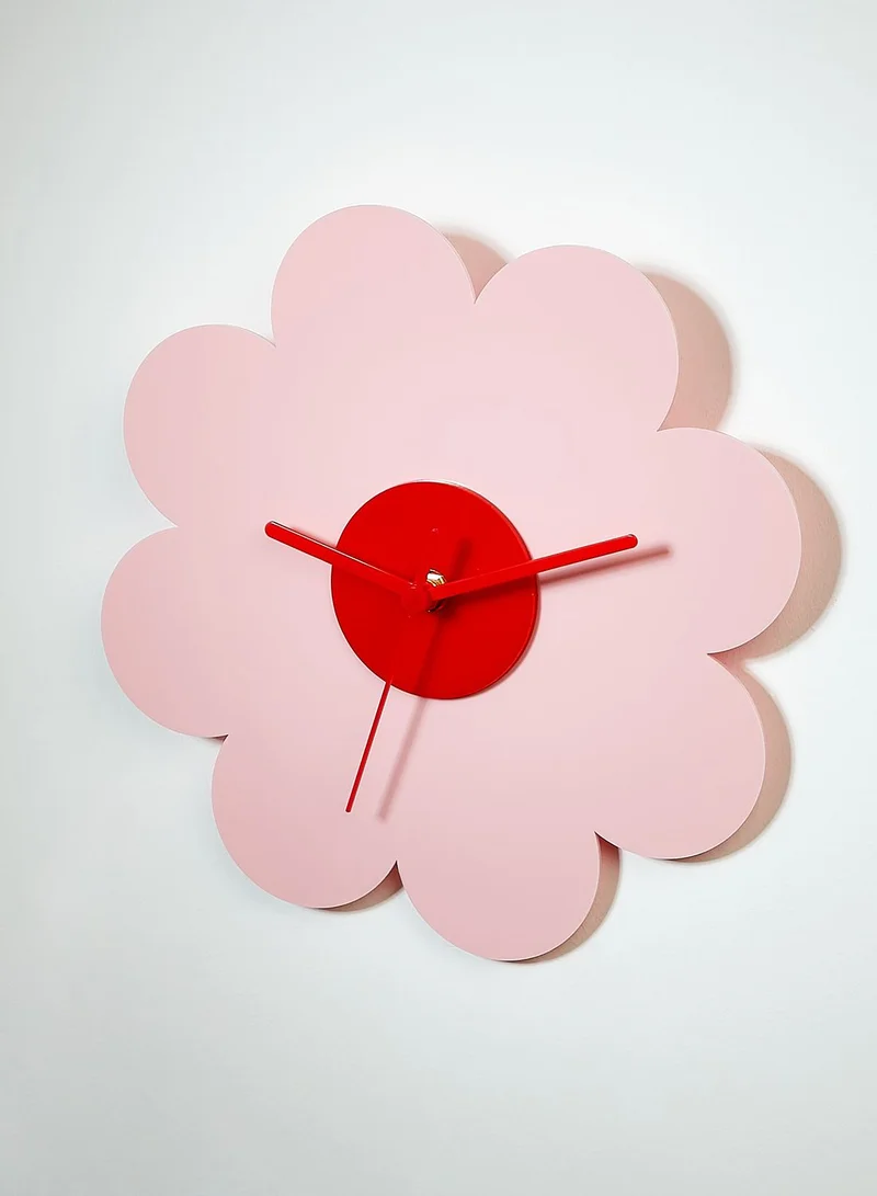 Flamingo Candles Flower Clock