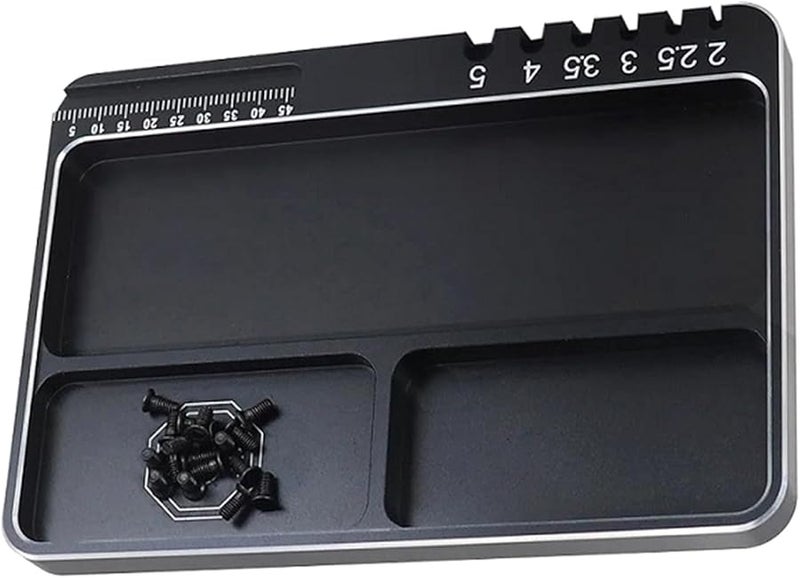Screw Storage Tray with Measurement Scale for Small Parts Organization - Image 4