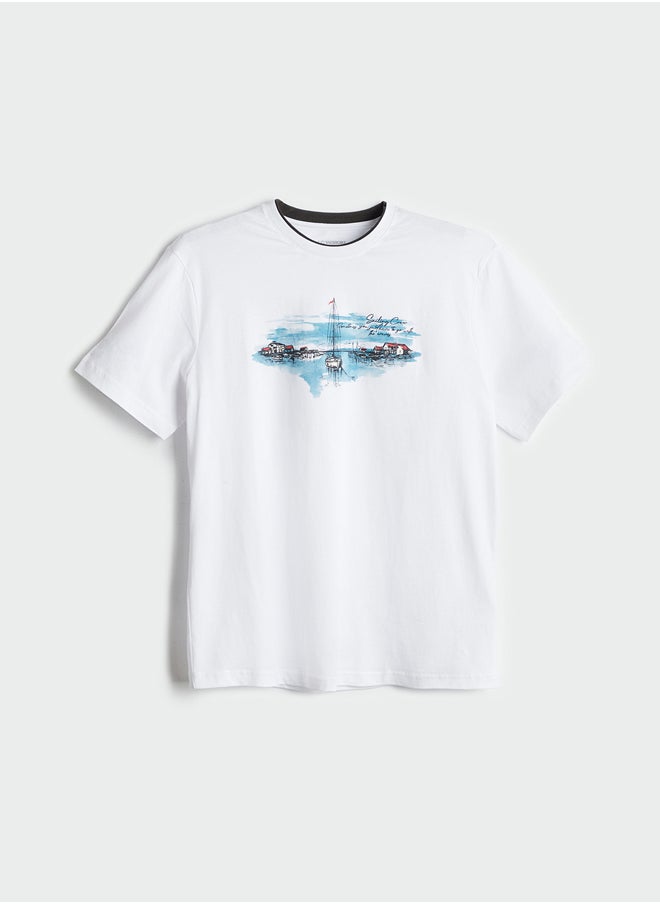 LC WAIKIKI Crew Neck Printed Men's T-Shirt  - Image 1