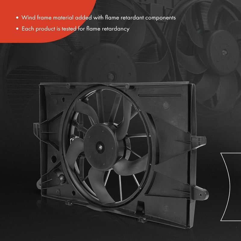 A-Premium Engine Radiator Cooling Fan Assembly - Image 3