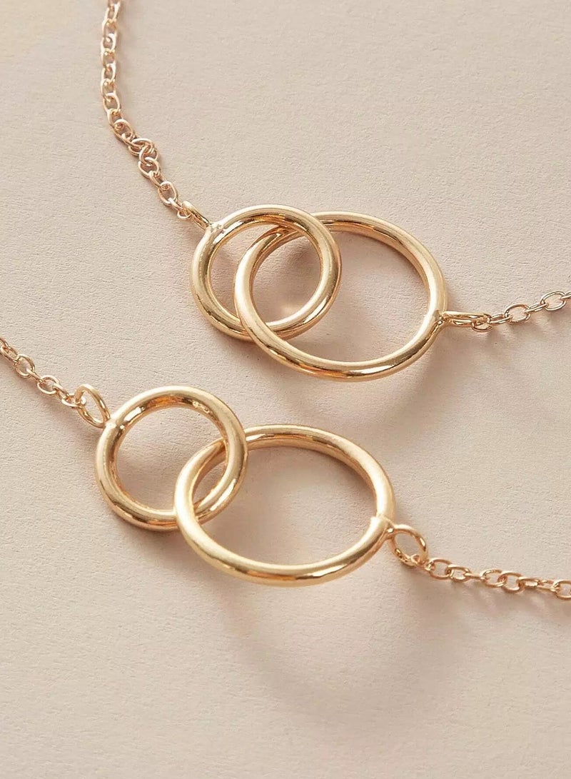 2pcs Link Decor Finger Chain Bracelet  - Image 4