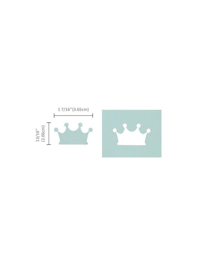 Bira Craft - 1.5 Inch Crown 4 Lever Action Craft Punch For Paper Crafting Scrapbooking - Image 1