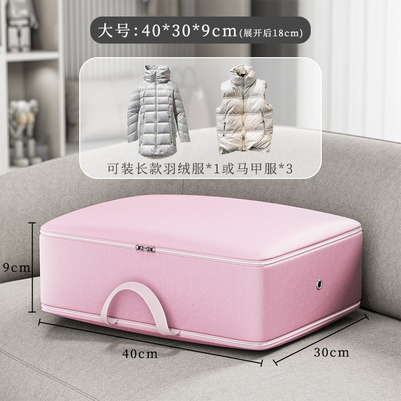 Large Capacity Down Jacket Storage Bag Large Pink