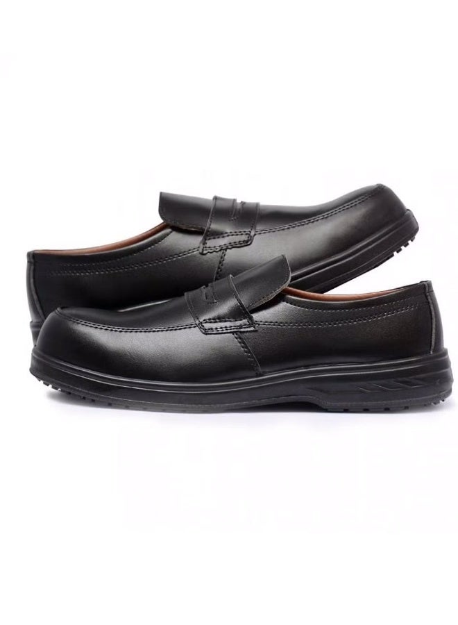 Vaultex VE5 S3 Low Ankle Steel Toe Executive Safety Shoes - Black, 42 - Image 3