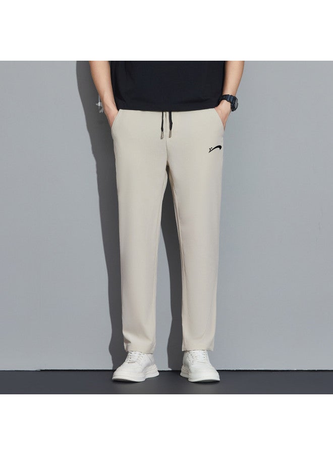 Noble bird Daily Versatile Men's Casual Pants With Drape, Breathable And Fresh, Straight-leg Trousers, Lightweight And Thin Sports Pants - Image 3