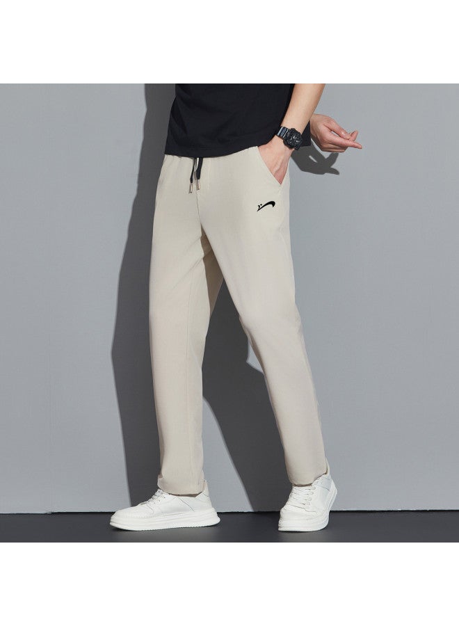 Noble bird Daily Versatile Men's Casual Pants With Drape, Breathable And Fresh, Straight-leg Trousers, Lightweight And Thin Sports Pants - Image 2