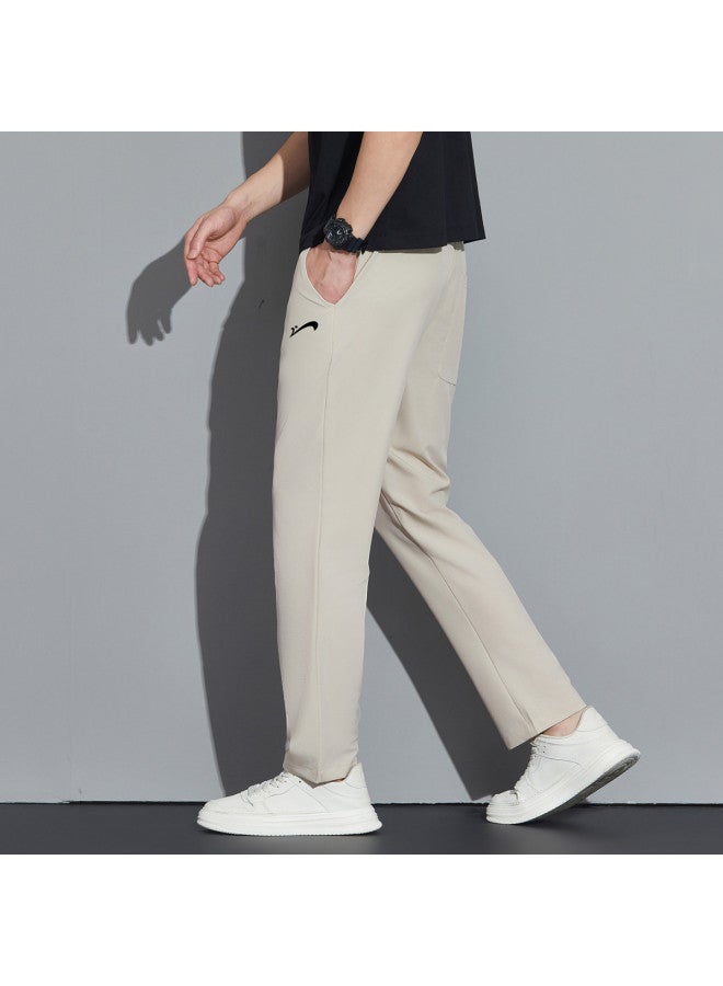Noble bird Daily Versatile Men's Casual Pants With Drape, Breathable And Fresh, Straight-leg Trousers, Lightweight And Thin Sports Pants - Image 5