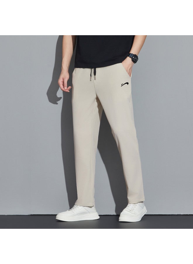 Noble bird Daily Versatile Men's Casual Pants With Drape, Breathable And Fresh, Straight-leg Trousers, Lightweight And Thin Sports Pants - Image 4