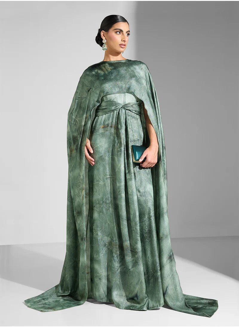 جولدن ابل Long Sleeves Maxi Dress