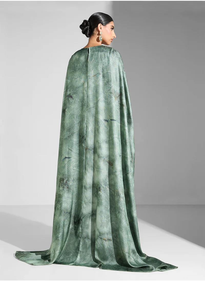 جولدن ابل Long Sleeves Maxi Dress