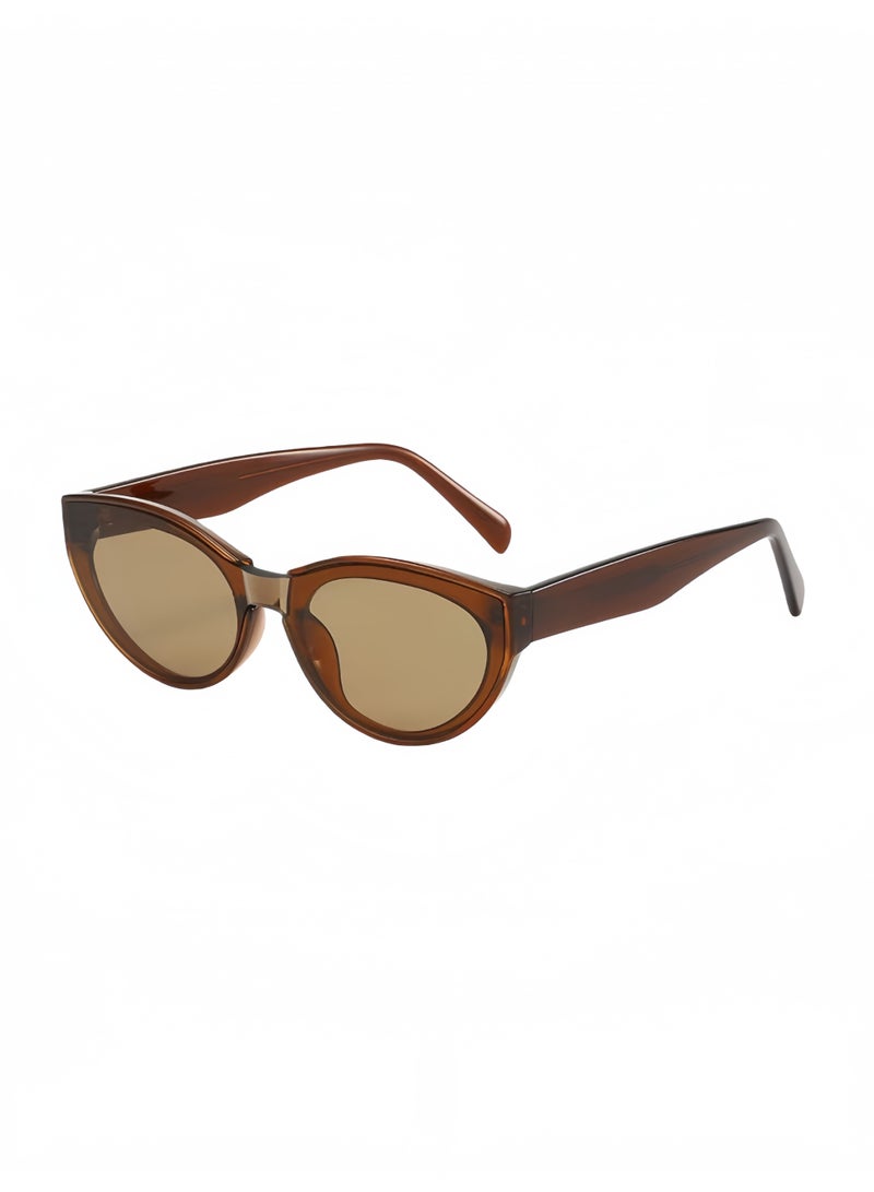 Women's retro sunglasses, UV400 polarized sunglasses, fashionable women's sunshade, suitable for driving on summer outdoor beach trips - Image 1