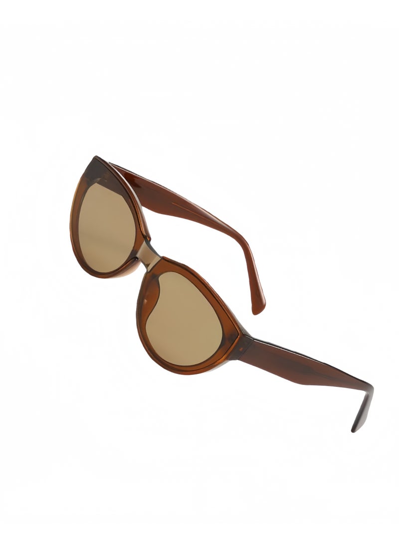 Women's retro sunglasses, UV400 polarized sunglasses, fashionable women's sunshade, suitable for driving on summer outdoor beach trips - Image 2