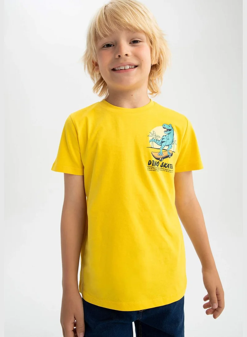 DeFacto Regular Fit Short Sleeve Printed T-Shirt