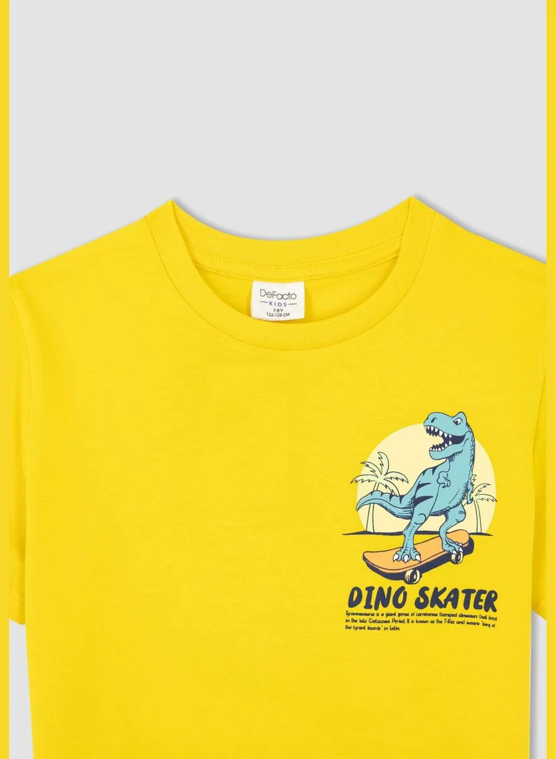 DeFacto Regular Fit Short Sleeve Printed T-Shirt