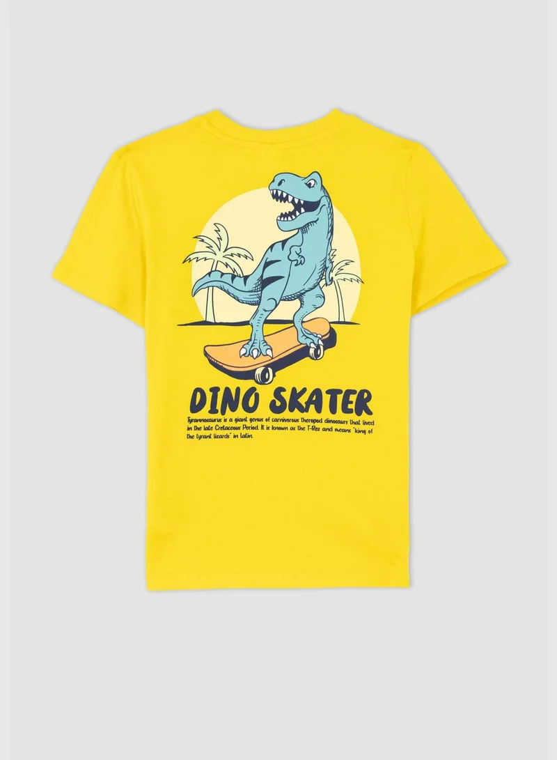DeFacto Regular Fit Short Sleeve Printed T-Shirt