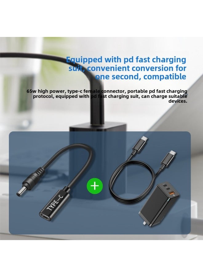 PD Notebook Charging Line Typec Mother To 35135mm For Notebook Computer Pd Power Decoy Fast Charging Line-Color:TypeC To 35135 Adapter  - Image 5