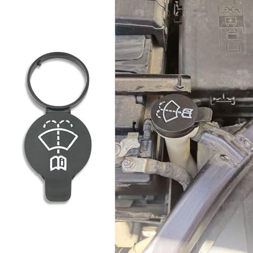 HEVLE Windshield Washer Fluid Reservoir Cap Windshield Wiper Washer Fluid Reservoir Tank Bottle Cap 12767700 13227300 Windshield Wiper Fluid Cap Replacement for GMC Chevy Buick Cadillac