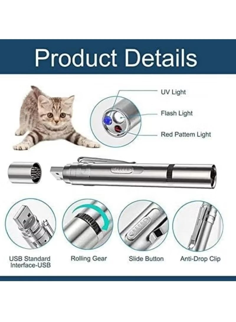 Cat Toy Pointer for Indoor, Cat Mouse Toys Wand Light Pet Interactive Toys to Keep Cat Busy, for Kitten Cat Dog Chase Play - Image 2