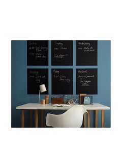 Y&D Black Board Chalkboard Sticker with 5 Chalks Removable Teaching Writing Stickers Self Adhesive Wall Vinyl Draw Décor for Kids Rooms School Home Office 45cmx100cm  - Image 2