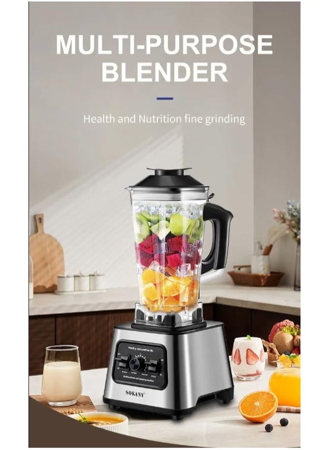 sokany SK-999N Multi-Purpose Blender 2.5L/6000W  - Image 2