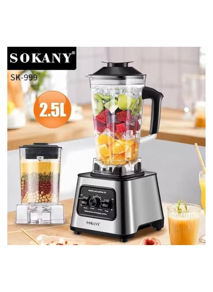 sokany SK-999N Multi-Purpose Blender 2.5L/6000W  - Image 3