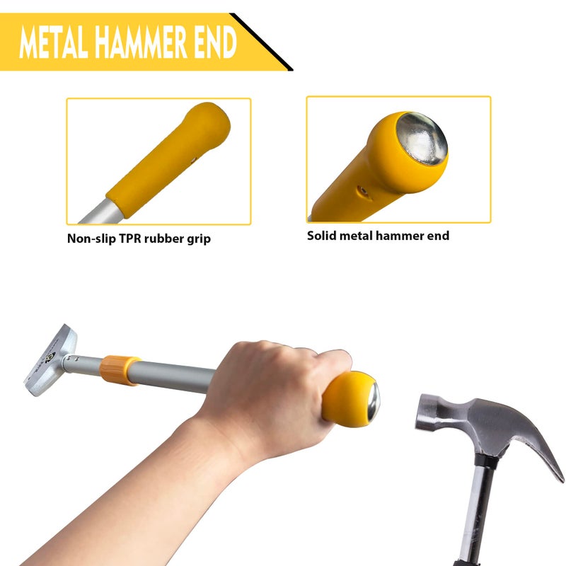 XW Razor Blade Scraper with Adjustable Handle, 23" Long Handle Heavy Duty Floor Scraper, Extra 10 PCS Blades Included - Image 5