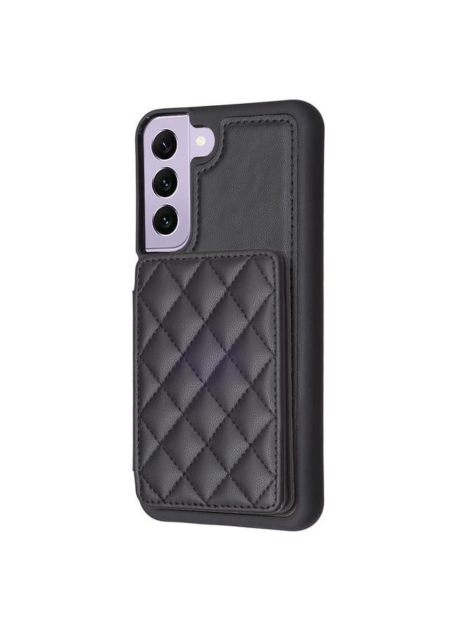 اس-توب جراب لهاتف Samsung Galaxy S21 FE 5G BF25 جراب هاتف مربع منقوش بحامل بطاقات - Image 2