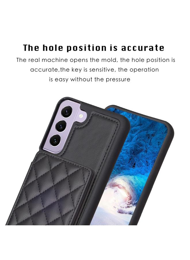 اس-توب جراب لهاتف Samsung Galaxy S21 FE 5G BF25 جراب هاتف مربع منقوش بحامل بطاقات - Image 3