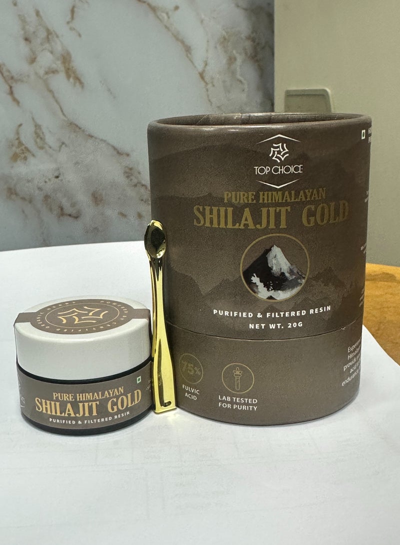 TOP CHOICE Pure Himalayan Shilajit Gold 20g  - Image 1