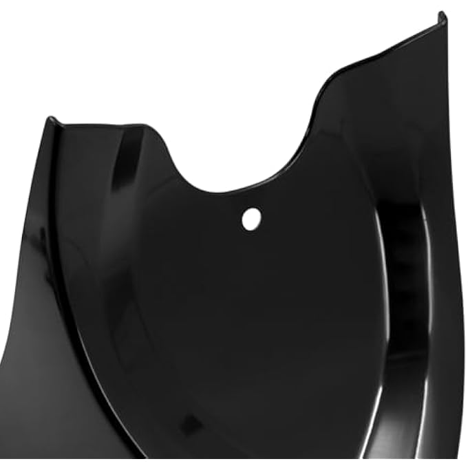 HDBUBALUS Lower Front Chin Spoiler Air Dam Fairing Cover Gloss Black Fit for Harley Fatboy Softail Touring Glide Dyna - Image 3